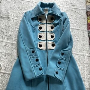 Tulle blue lightweight lined jacket